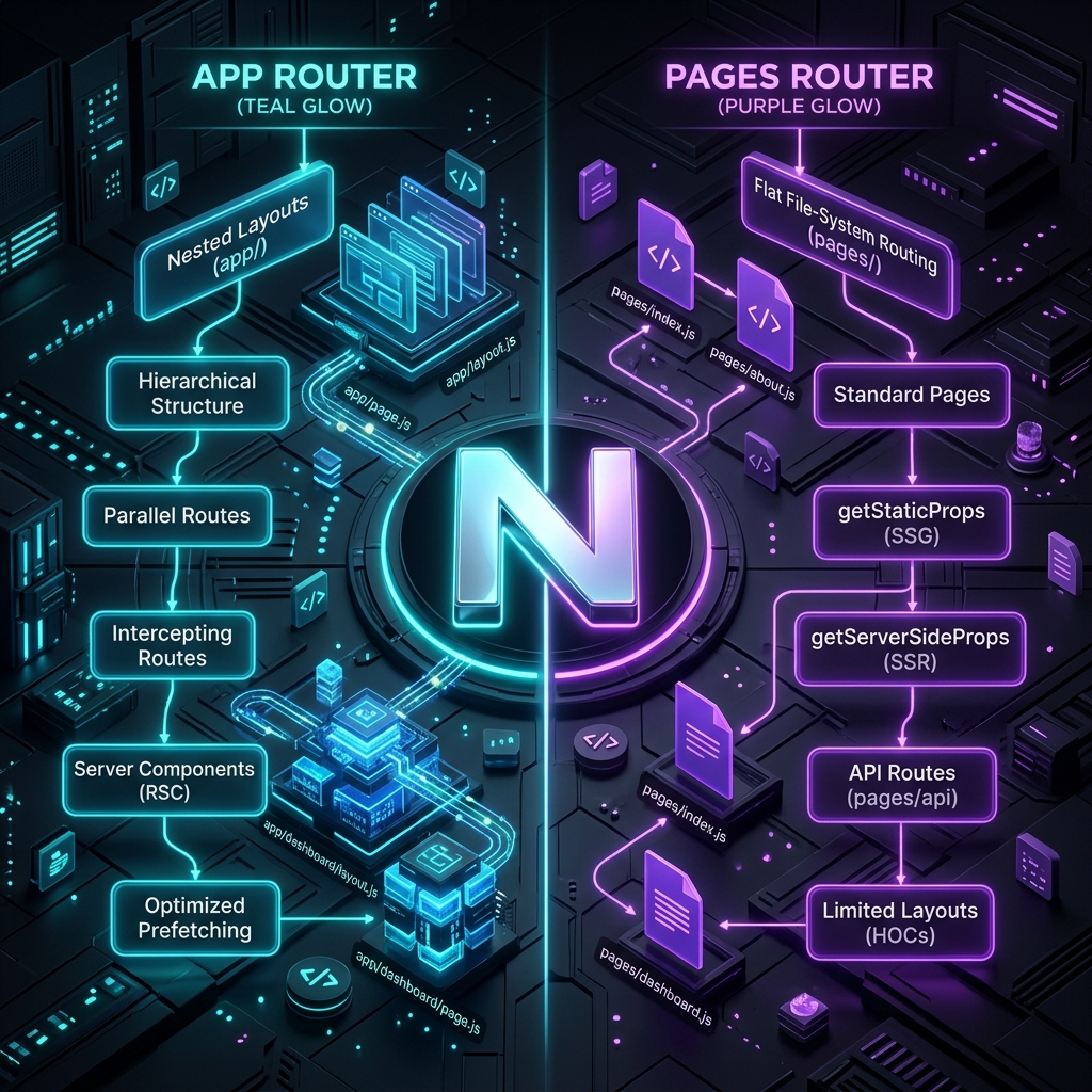Next.js 15 App Router vs Pages Router: A Complete Comparison